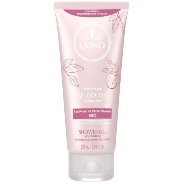 Laino Gel Douche Hydratant Pêche Blanche 200 ml