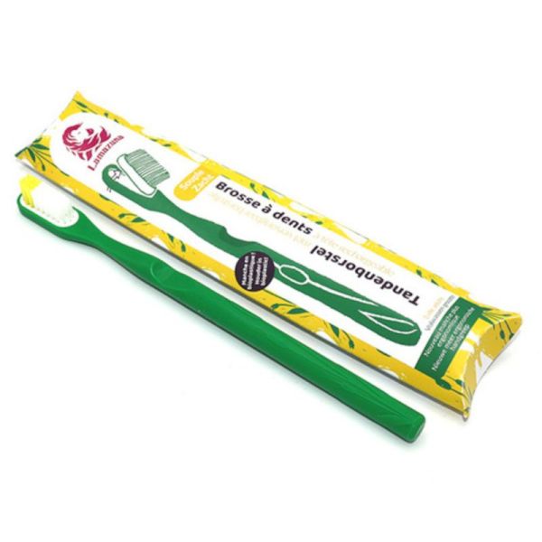 Brosse à Dents Verte + 1 Tête Clipsable Souple