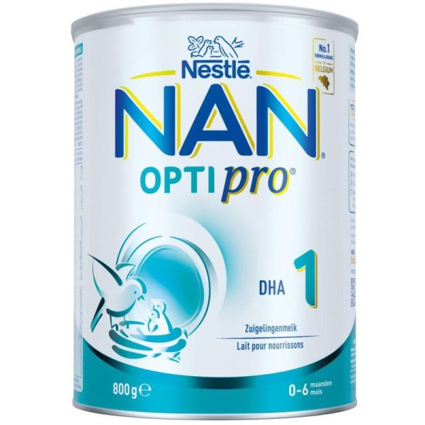 Nan OPTIpro 1 Lait en Poudre 0-6 mois 800 g