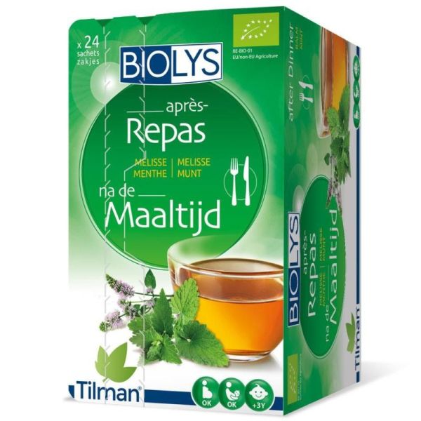 Biolys Mélisse-Menthe 24 Sachets