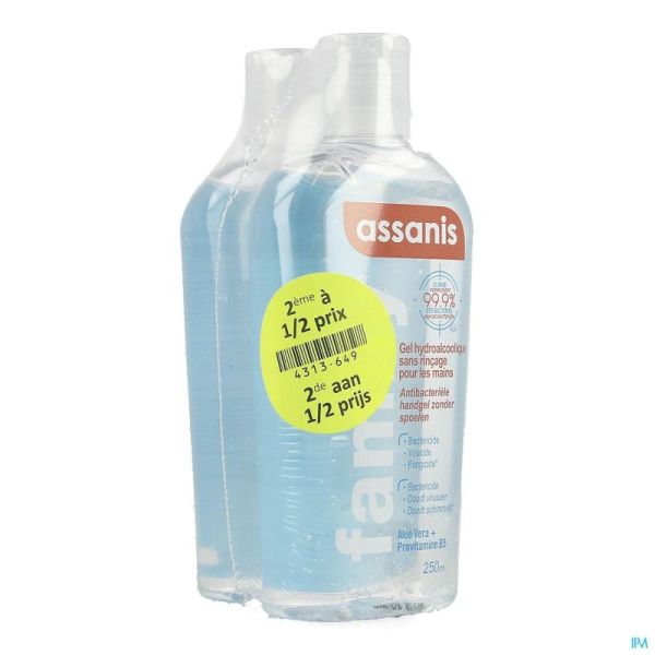 Gel Anti-bactérien pour les Mains 2 x 250 ml (2 ème à - 50 %)