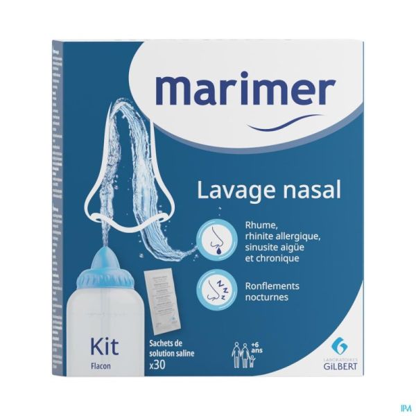 Marimer Kit de Lavage Nasal 30 sachets