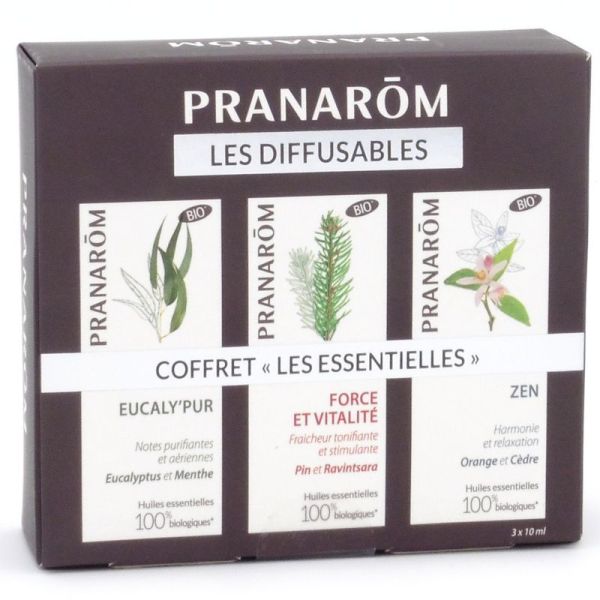 Coffret Les Diffusables Les Essentielles 3 x 10 ml