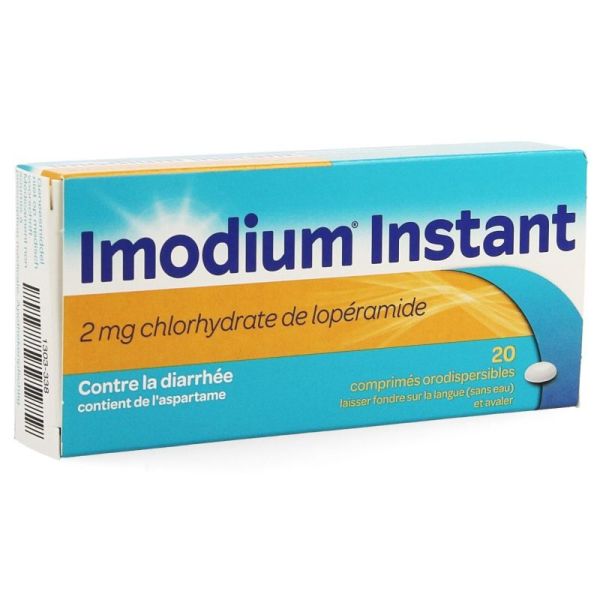 Imodium Instant 20 Comprimés Fondants