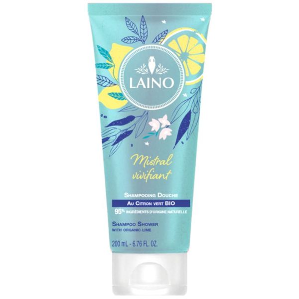 Laino Shampooing Douche Mistral Vivifiant au Citron Vert 200 ml