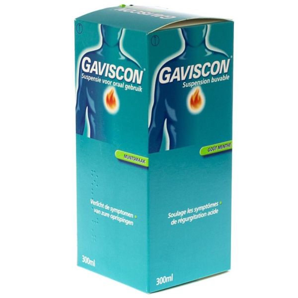 Gaviscon Menthe Suspension Buvable 300ml