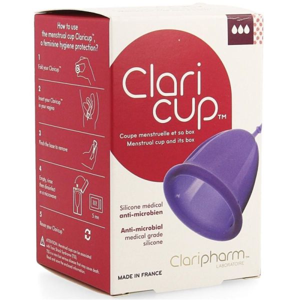 Claricup Coupelle Menstruelle Taille 3
